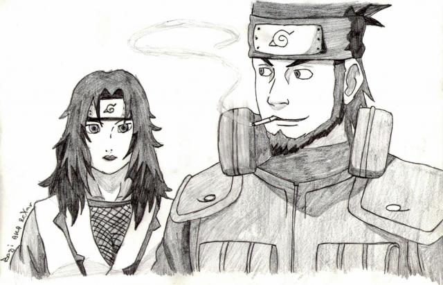 Kurenai a Asuma